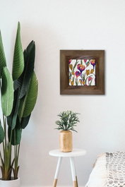 Wallity Artvessakaro38 Cuadro Decorativo enmarcado Multicolor